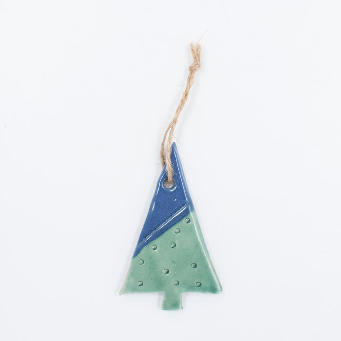 Ceramic Nordic Christmas Tree Ornament