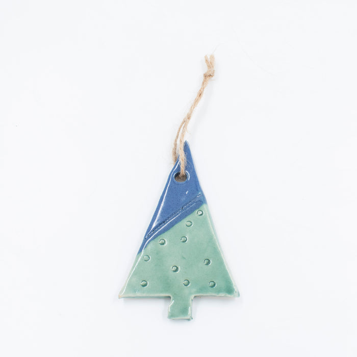 Ceramic Nordic Christmas Tree Ornament