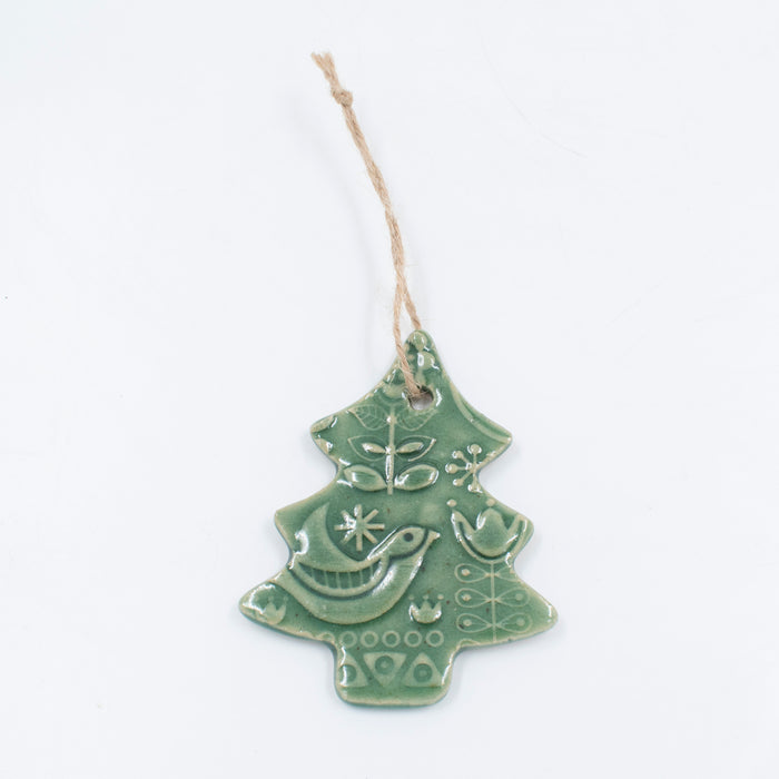 Ceramic Christmas Tree Ornament