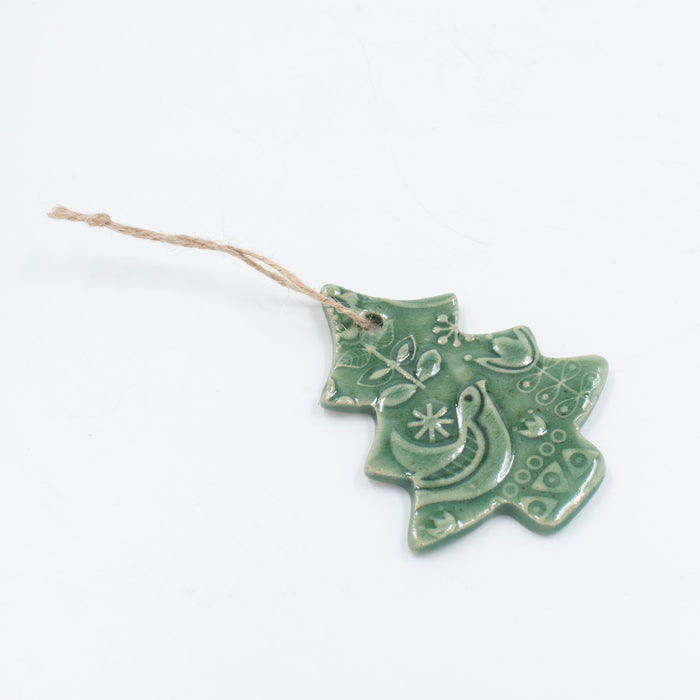 Ceramic Christmas Tree Ornament