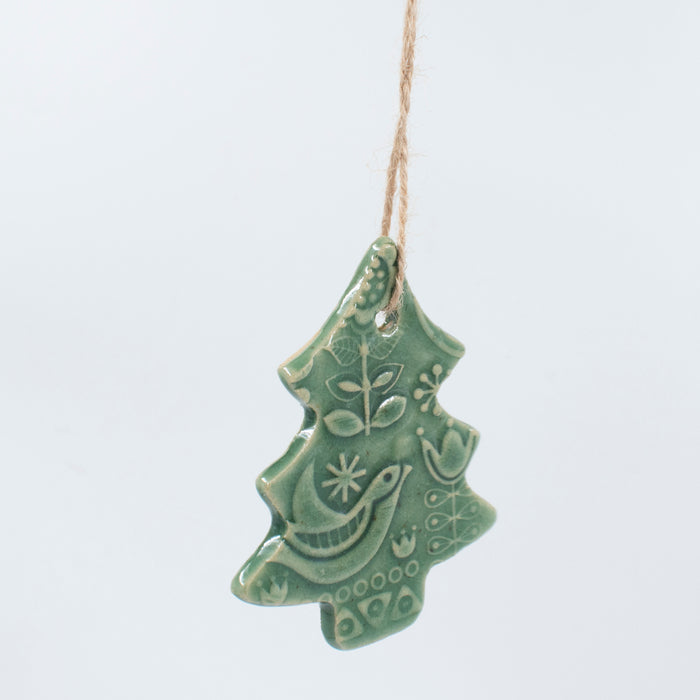 Ceramic Christmas Tree Ornament