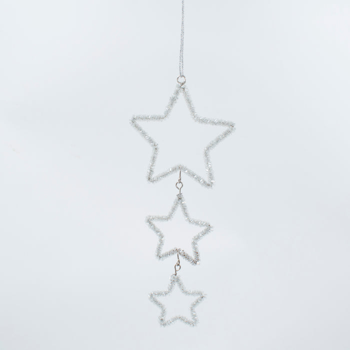 Handcrafted Triple Star Ornament