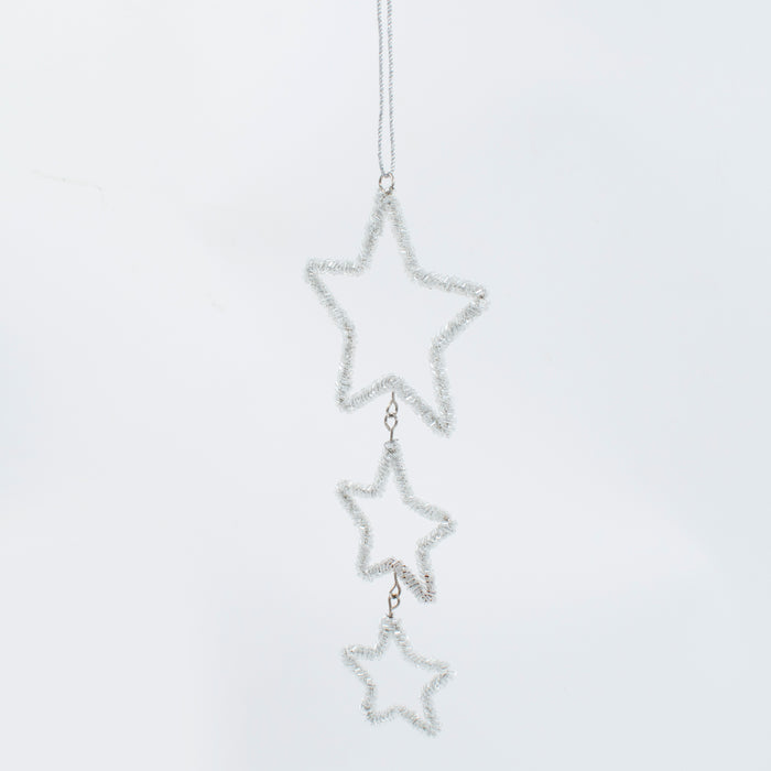 Handcrafted Triple Star Ornament