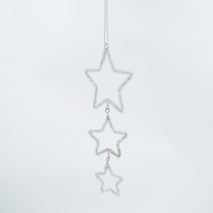 Handcrafted Triple Star Ornament