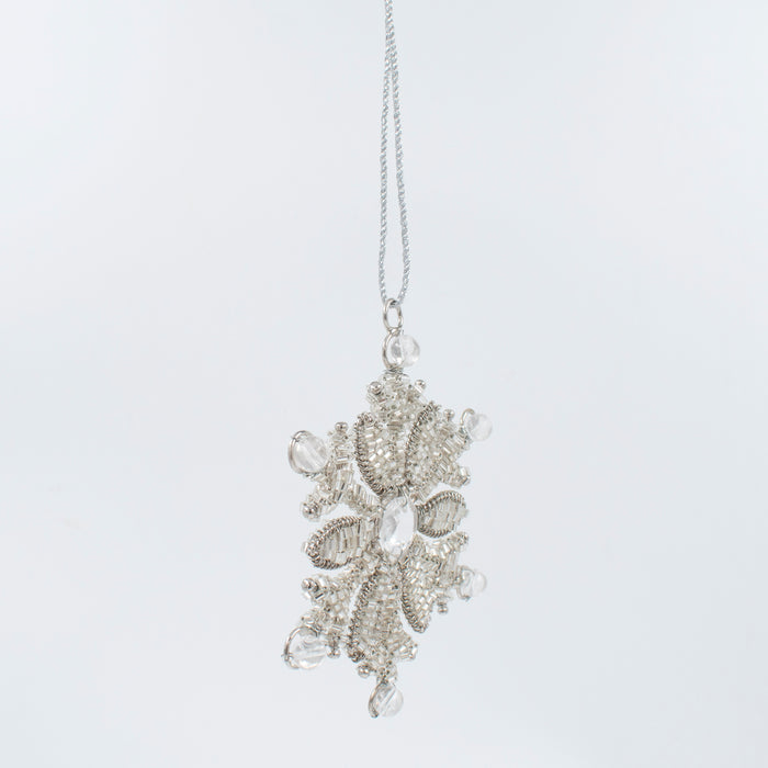 Mini Floral Snowflake Ornament