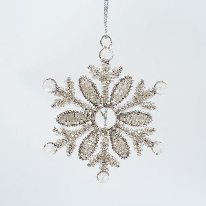 Mini Floral Snowflake Ornament