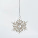 Mini Floral Snowflake Ornament