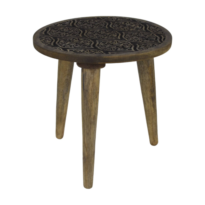 Brown Gold Nesting Table (Set of 2)