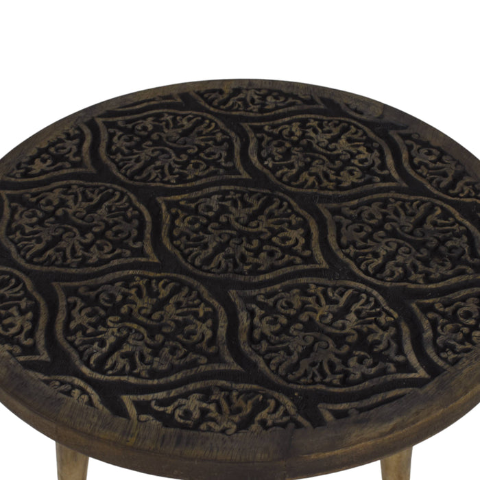 Brown Gold Nesting Table (Set of 2)