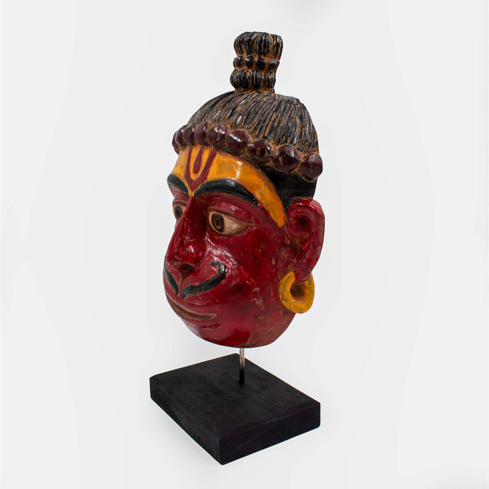 Rama Bhakta Mask with Stand