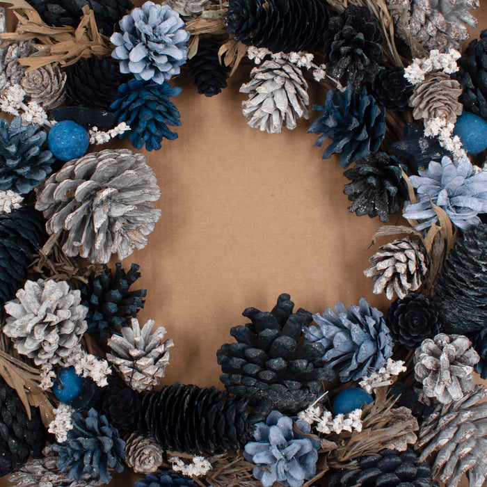 Christmas Wreath Winter Forest