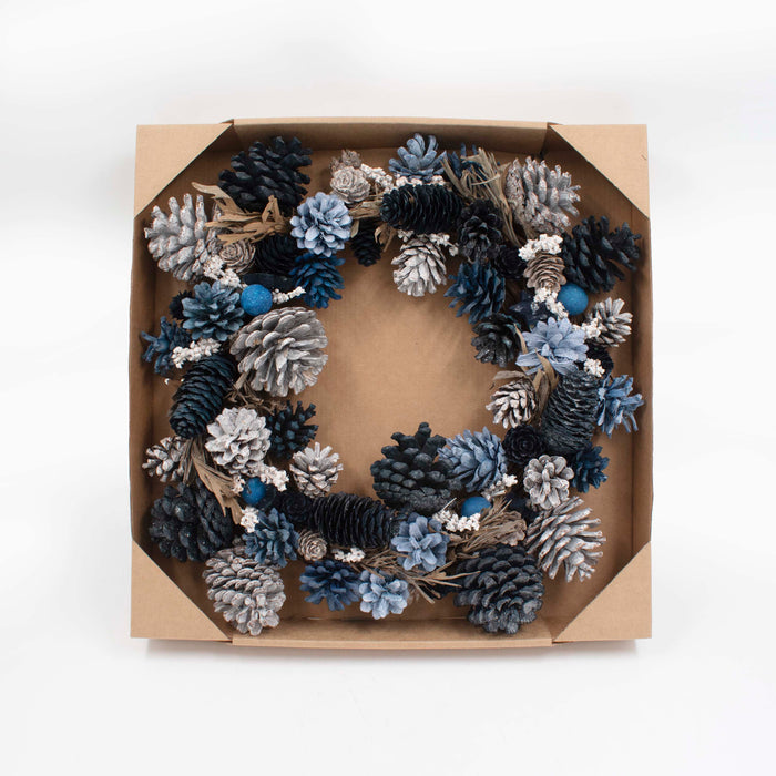 Christmas Wreath Winter Forest