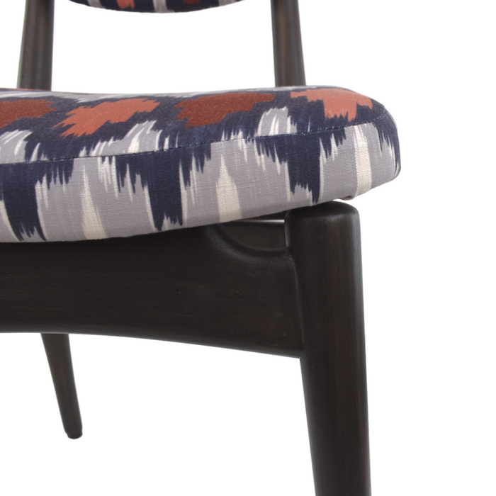 Ikat Tufted Dining chair