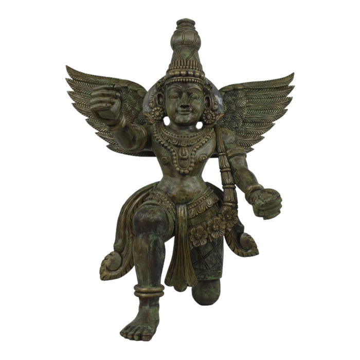 Dwarapalaka Teal Olive green