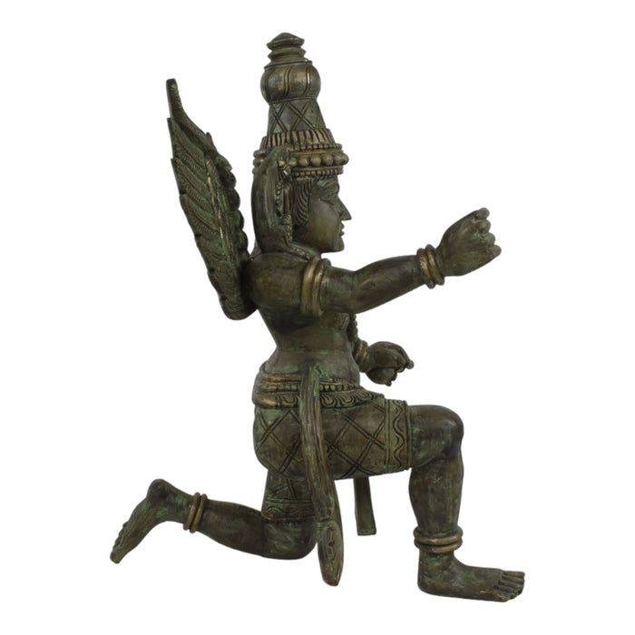 Dwarapalaka Teal Olive green