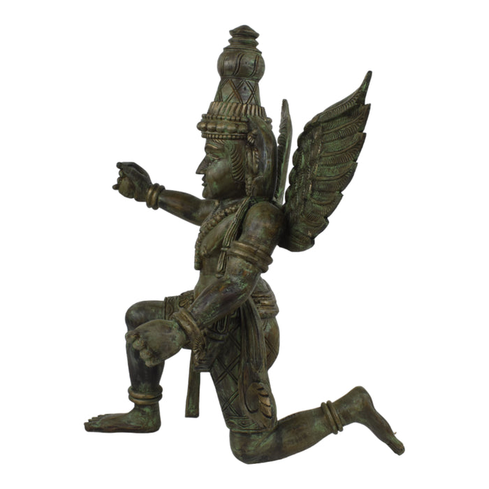 Dwarapalaka Teal Olive green