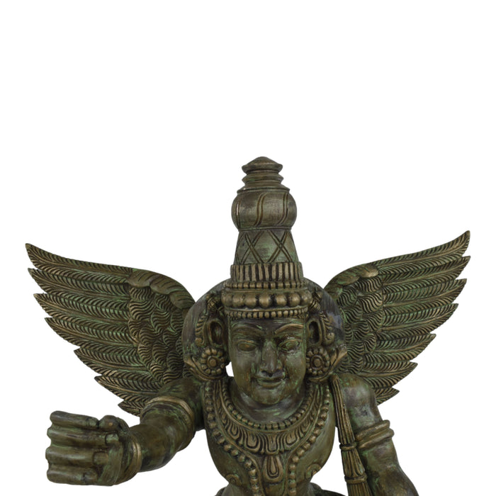 Dwarapalaka Teal Olive green