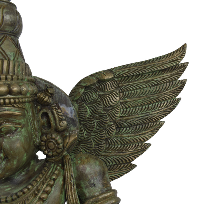 Dwarapalaka Teal Olive green