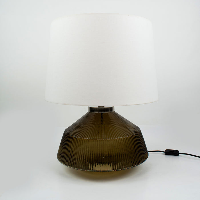 Bella Glass Table Lamp & Shade