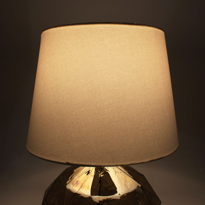 Bella Glass Table Lamp & Shade