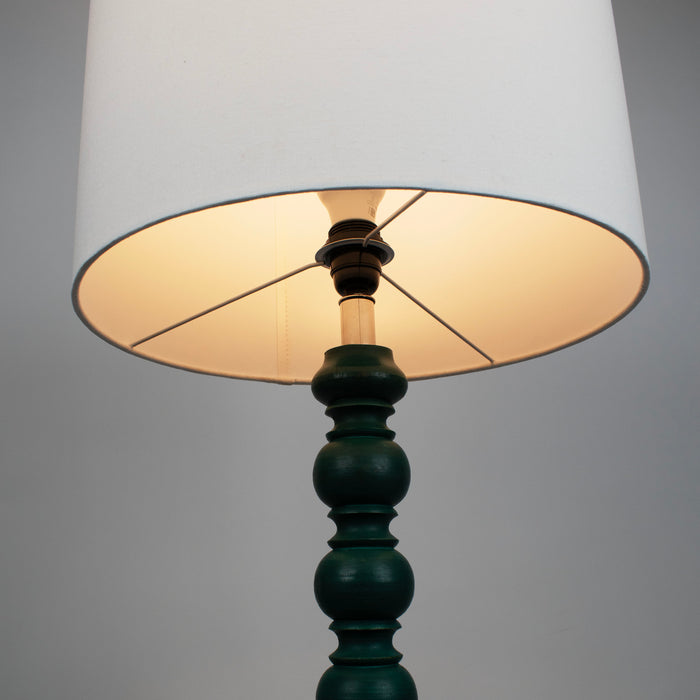 Shiloh Wooden Floor lamp & Shade