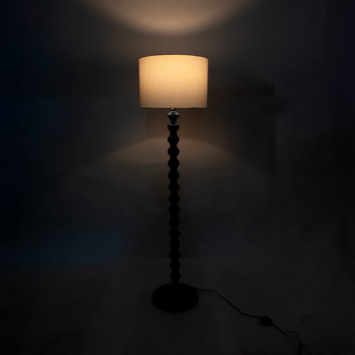 Shiloh Wooden Floor lamp & Shade