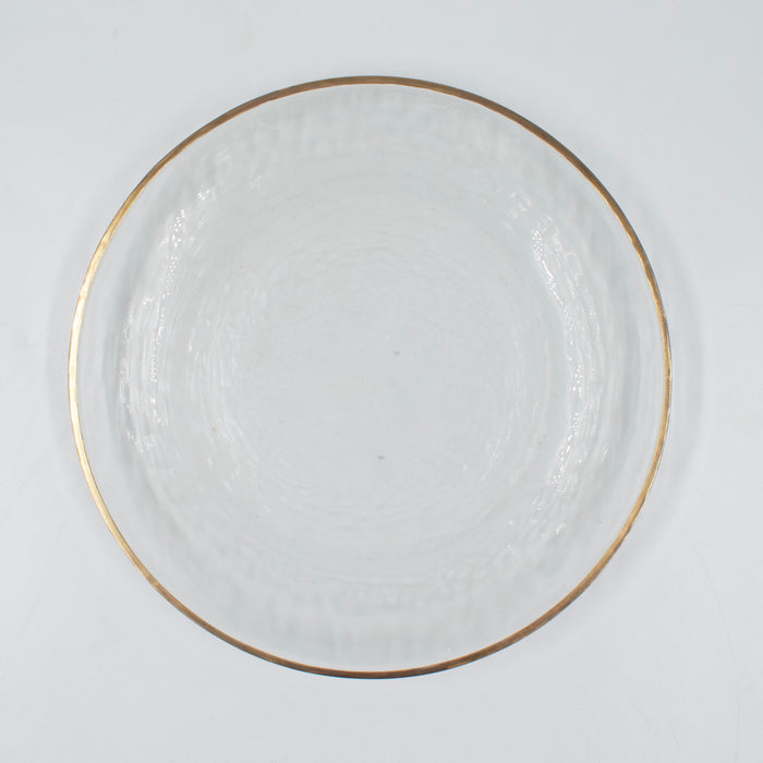 Dinner Plate Gold Rim