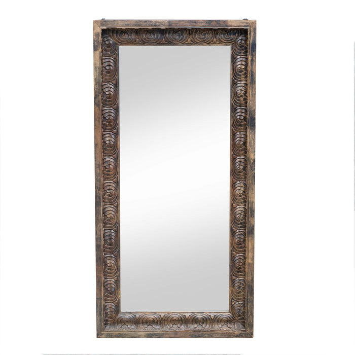 Raiz Recycle Teak Mirror