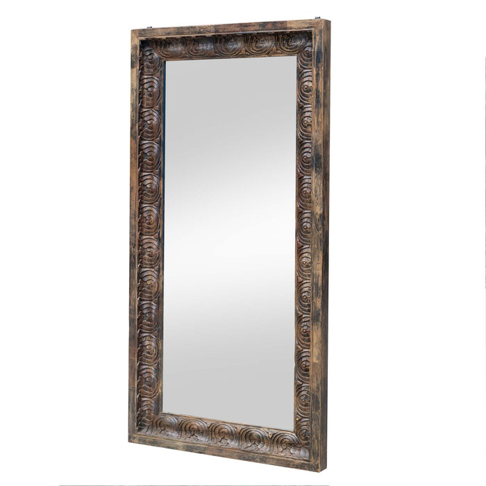 Raiz Recycle Teak Mirror