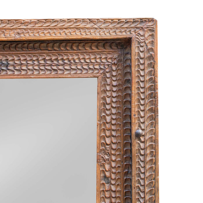 Inej Recycle Teak Mirror