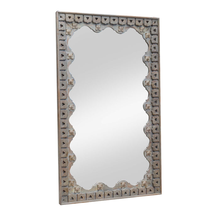 Calla Recycle Teak Mirror