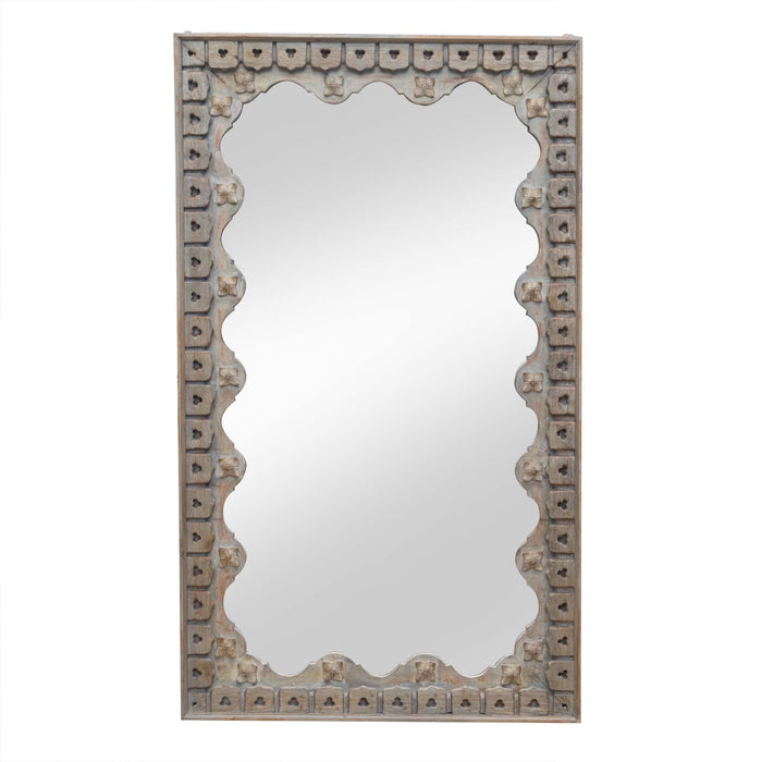 Calla Recycle Teak Mirror