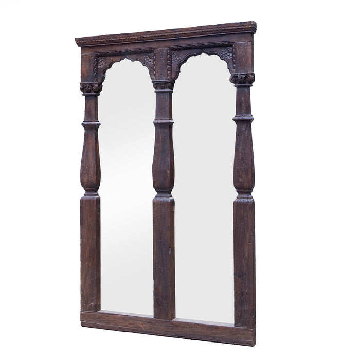 Ragna Large Recycle Teak Mirror