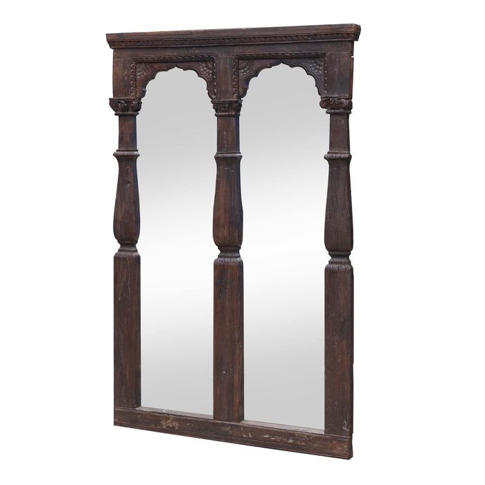 Ragna Small Recycle Teak Mirror