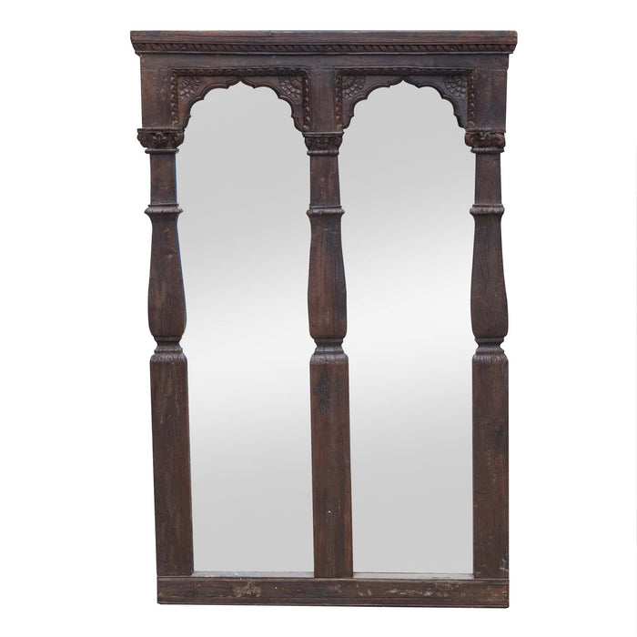 Ragna Small Recycle Teak Mirror