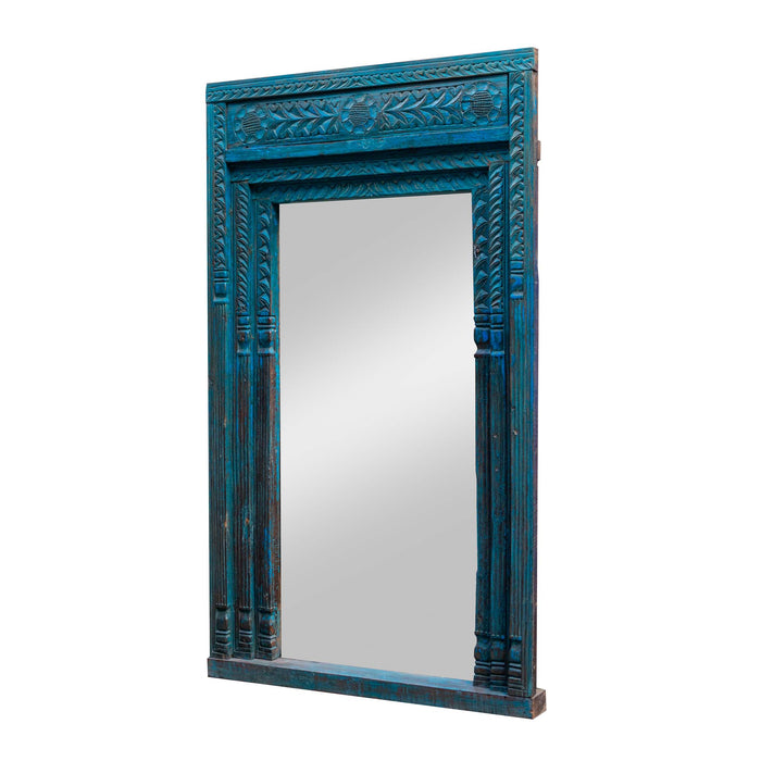 Sarolt Recycle Teak Mirror