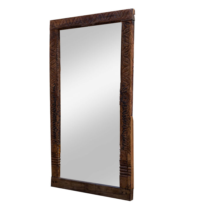 Thyone Recycle Teak Mirror