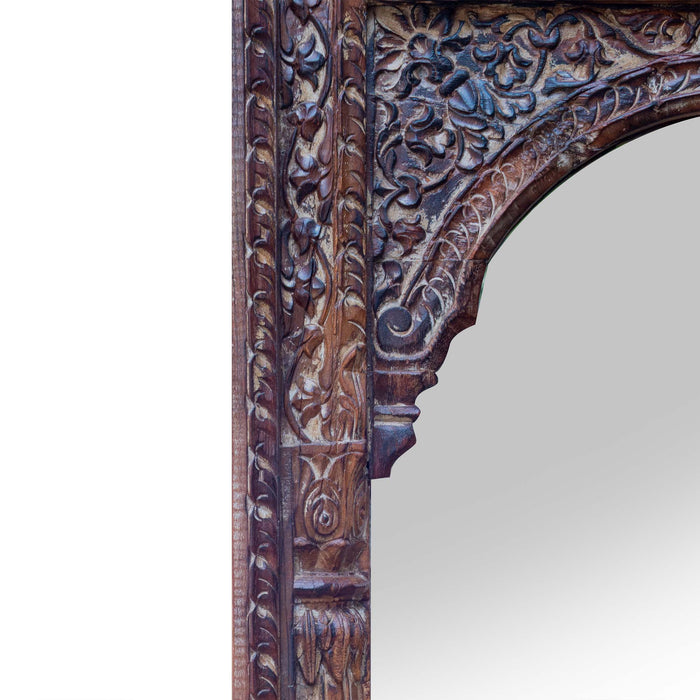 Kosha Recycle Teak Mirror