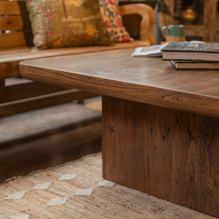 Bowie Recycled Teak Coffee Table