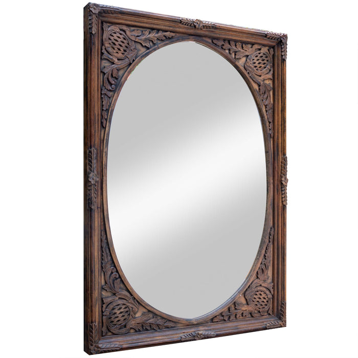 Jascha Recycled Teak Mirror