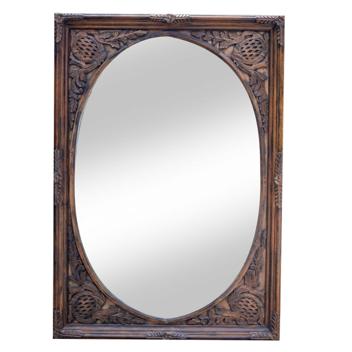 Jascha Recycled Teak Mirror