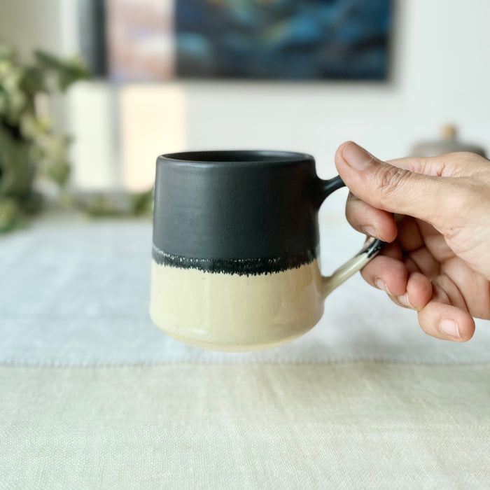 White & Black latte Mug