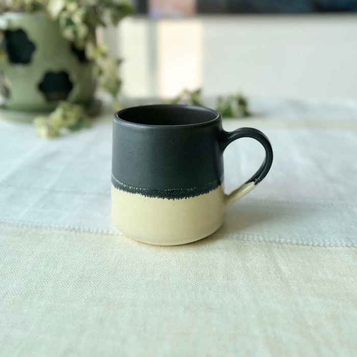 White & Black latte Mug