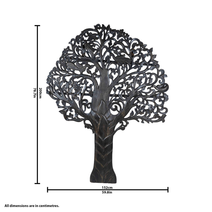 Tree of Life Black Distress