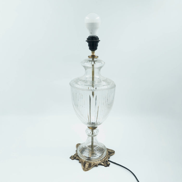 Meredith Cut Glass Table Lamp (Stand)