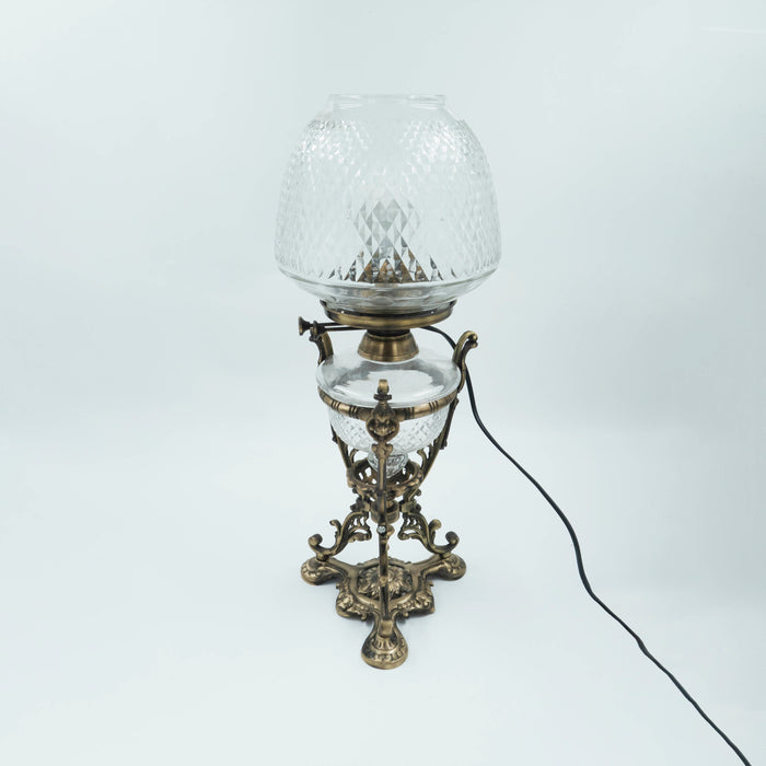 Murano Brass Table Lamp
