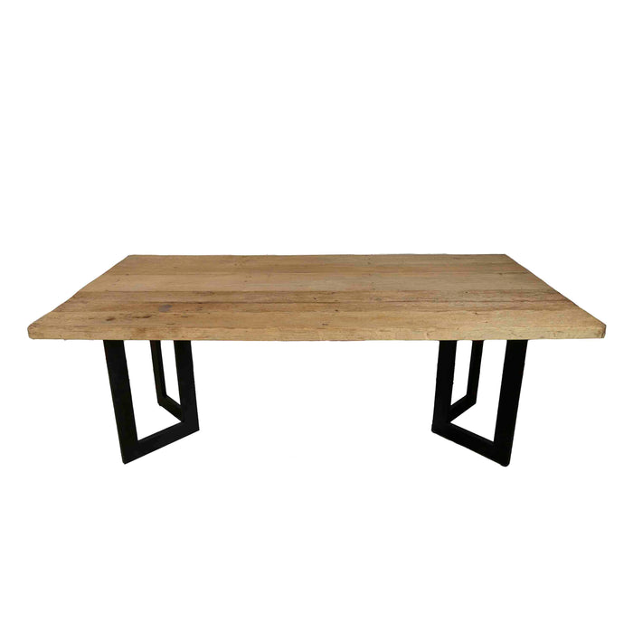 Carbin Dining Table with Iron and teak