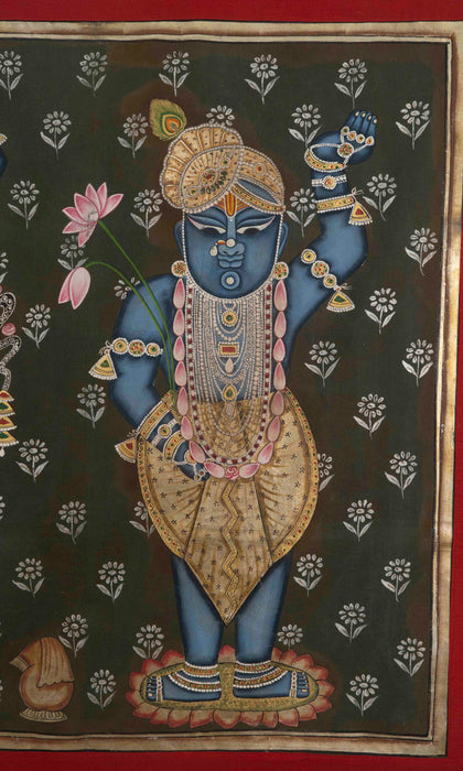 Shri Thire nidhi swaroop Pichwai painting