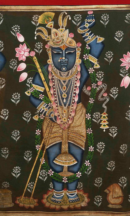Shri Thire nidhi swaroop Pichwai painting