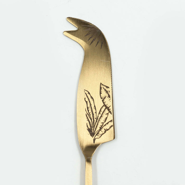 Idayat Palm Cheese Gold Knife (Set of 3)